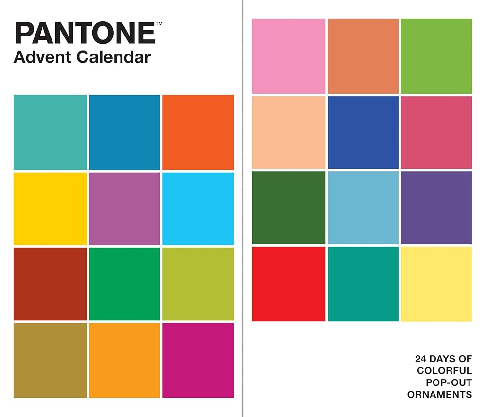 PANTONE Advent Calendar: 24 Days of Colorful Pop-Out Ornaments cover image