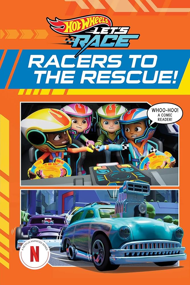 Hot Wheels Let's Race: Racers to the Rescue (Comic Reader) cover image