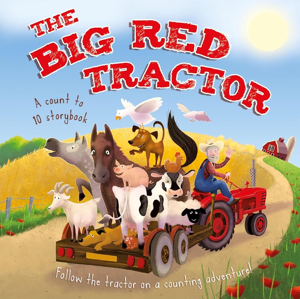 The Big Red Tractor (Padded Board Books) cover image