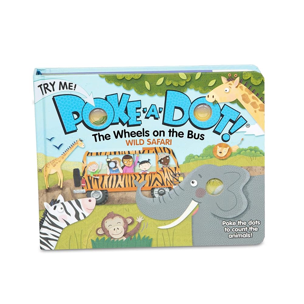 Poke-a-dot: Wheels on the Bus Wild Safari cover image