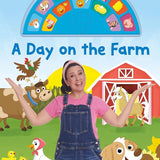 A Day on the Farm (Ms. Rachel): An Interactive Book with 12 Sounds! (Books by Ms. Rachel) cover image