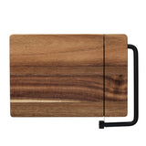 Acacia wood and stainless steel cheese slicer