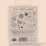 Best Sellers Temporary Tattoo Pack