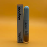Alleyoop game face concealer energetic bottle and packaging on an orange background