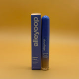 Alleyoop Game Face concealer winner bottle and packaging on a yellow gradient background