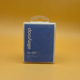 Packaged makeup removing product with 'alleyoop' branding on a yellow background