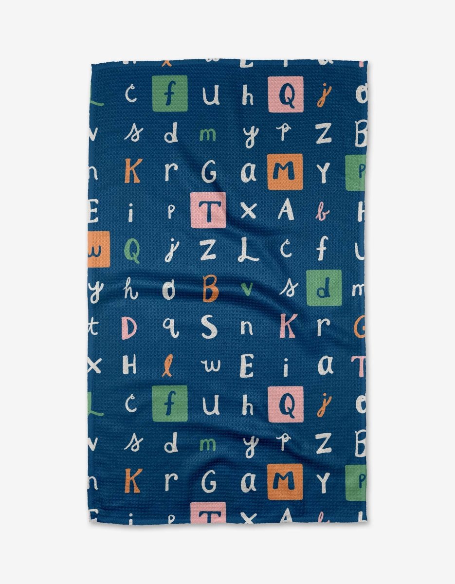 Alphabet Tea Towel - Pages & Parcels