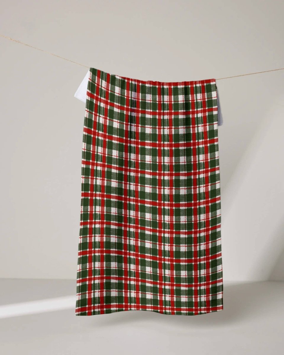 Alpine Plaid Tea Towel - Holiday 2026 - Pages & Parcels