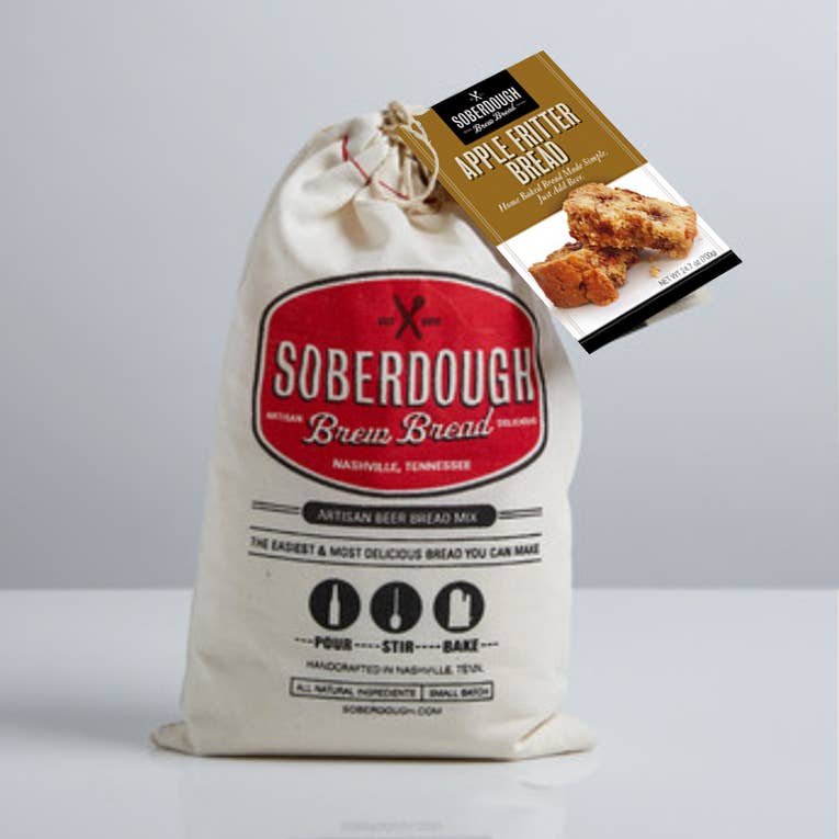 Package of Soberdough Apple Fritter beer bread mix