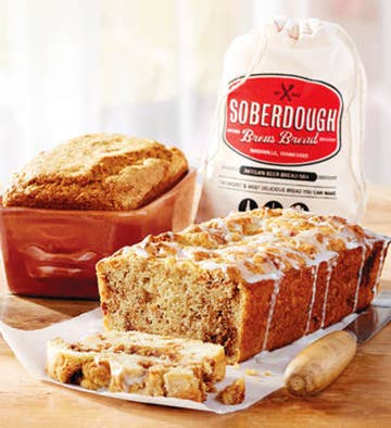 Package of Soberdough Apple Fritter beer bread mix