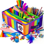 Arts & Crafts Supplies Kit - with Storage Bin - Pages & Parcels