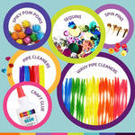 Arts & Crafts Supplies Kit - with Storage Bin - Pages & Parcels