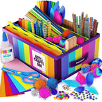 Arts & Crafts Supplies Kit - with Storage Bin - Pages & Parcels