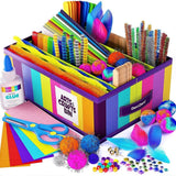 Arts & Crafts Supplies Kit - with Storage Bin - Pages & Parcels
