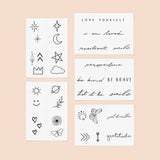 Forever Favorites Temporary Tattoo Pack