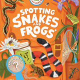 Backpack Explorer: Spotting Snakes and Frogs, and Other Reptiles and Amphibians: What Will You Find? cover image