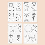 Barely There Temporary Tattoo Pack - Pages & Parcels