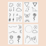 Barely There Temporary Tattoo Pack - Pages & Parcels