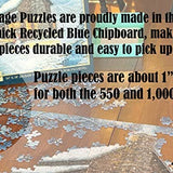 Jigsaw puzzle box for Beach Treasure, featuring colorful sea glass on the shore
