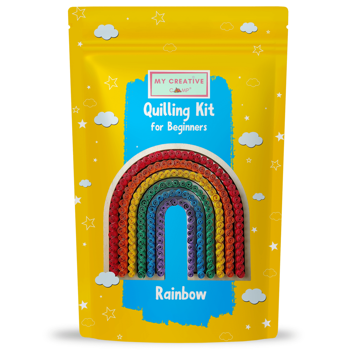 Beginner Rainbow Mini Quilling Craft Kit - Pages & Parcels