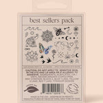 Best Sellers Temporary Tattoo Pack - Pages & Parcels