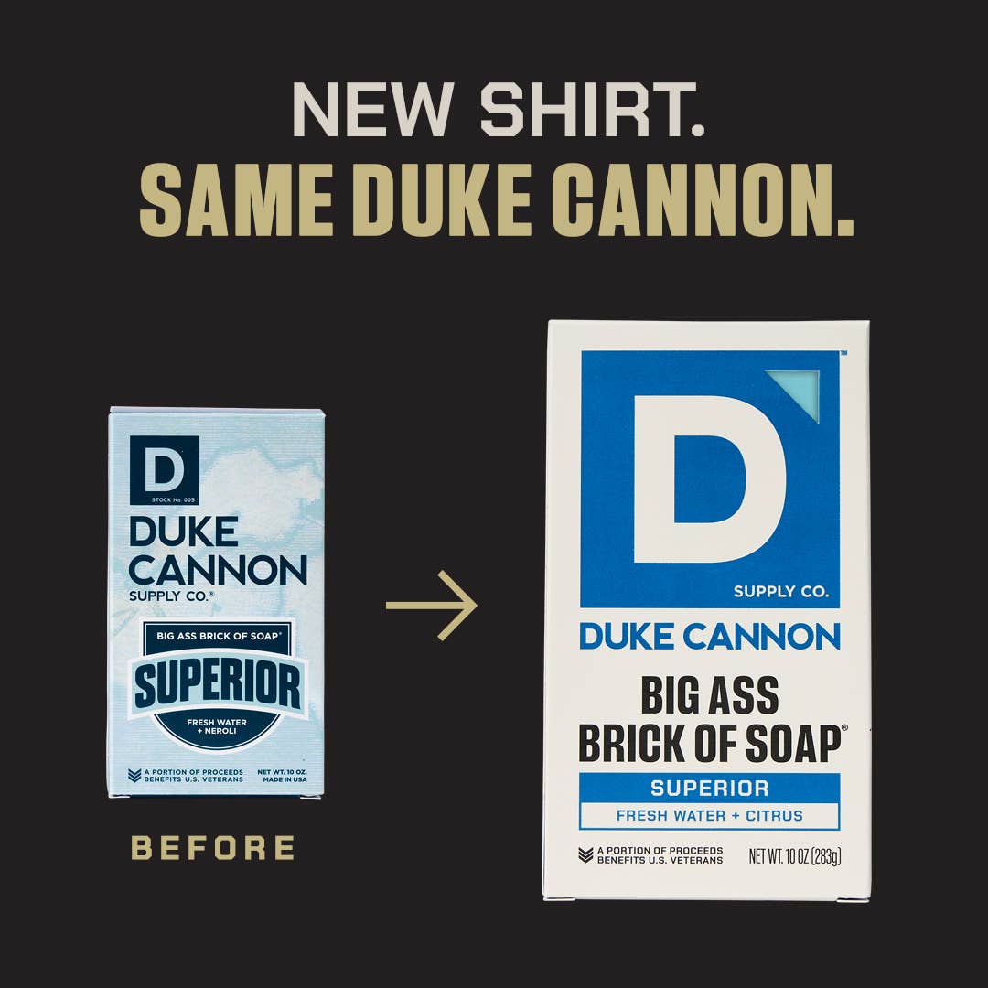 Big Ass Brick of Soap - Superior | Duke Cannon - Pages & Parcels