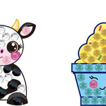 BIG DOTZ ® Cow & Ice Cream Pack - Pages & Parcels