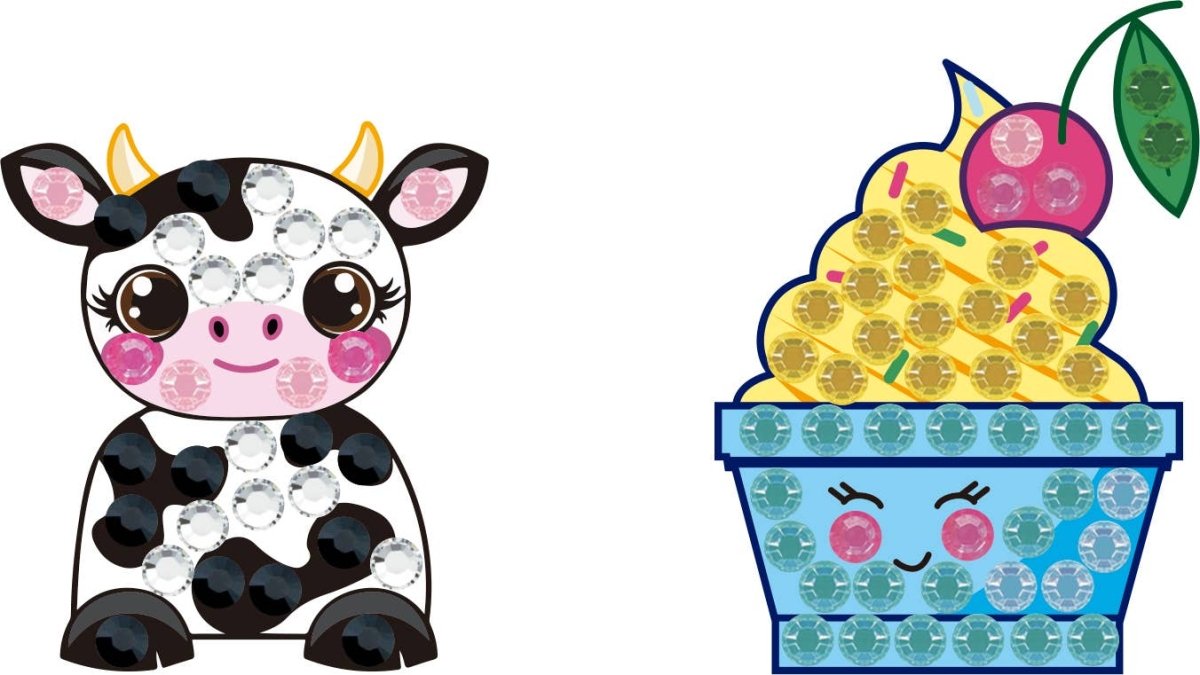 BIG DOTZ ® Cow & Ice Cream Pack - Pages & Parcels