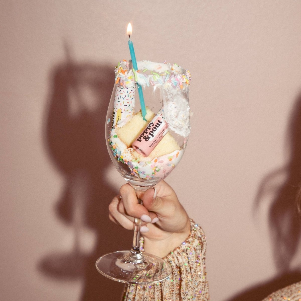 Birthday Confetti Cake Lip Balm | Poppy & Pout - Pages & Parcels
