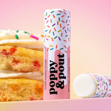 Birthday Confetti Cake Lip Balm | Poppy & Pout - Pages & Parcels