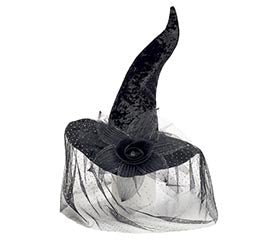 Black Velvet Witch Hat - Pages & Parcels