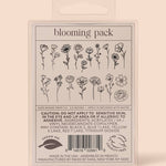 Blooming Temporary Tattoo Pack - Pages & Parcels