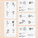 Blooming Temporary Tattoo Pack - Pages & Parcels