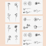 Blooming Temporary Tattoo Pack - Pages & Parcels