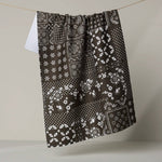 Blossoming Bandanna Brown Tea Towel - Pages & Parcels