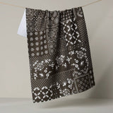 Blossoming Bandanna Brown Tea Towel - Pages & Parcels