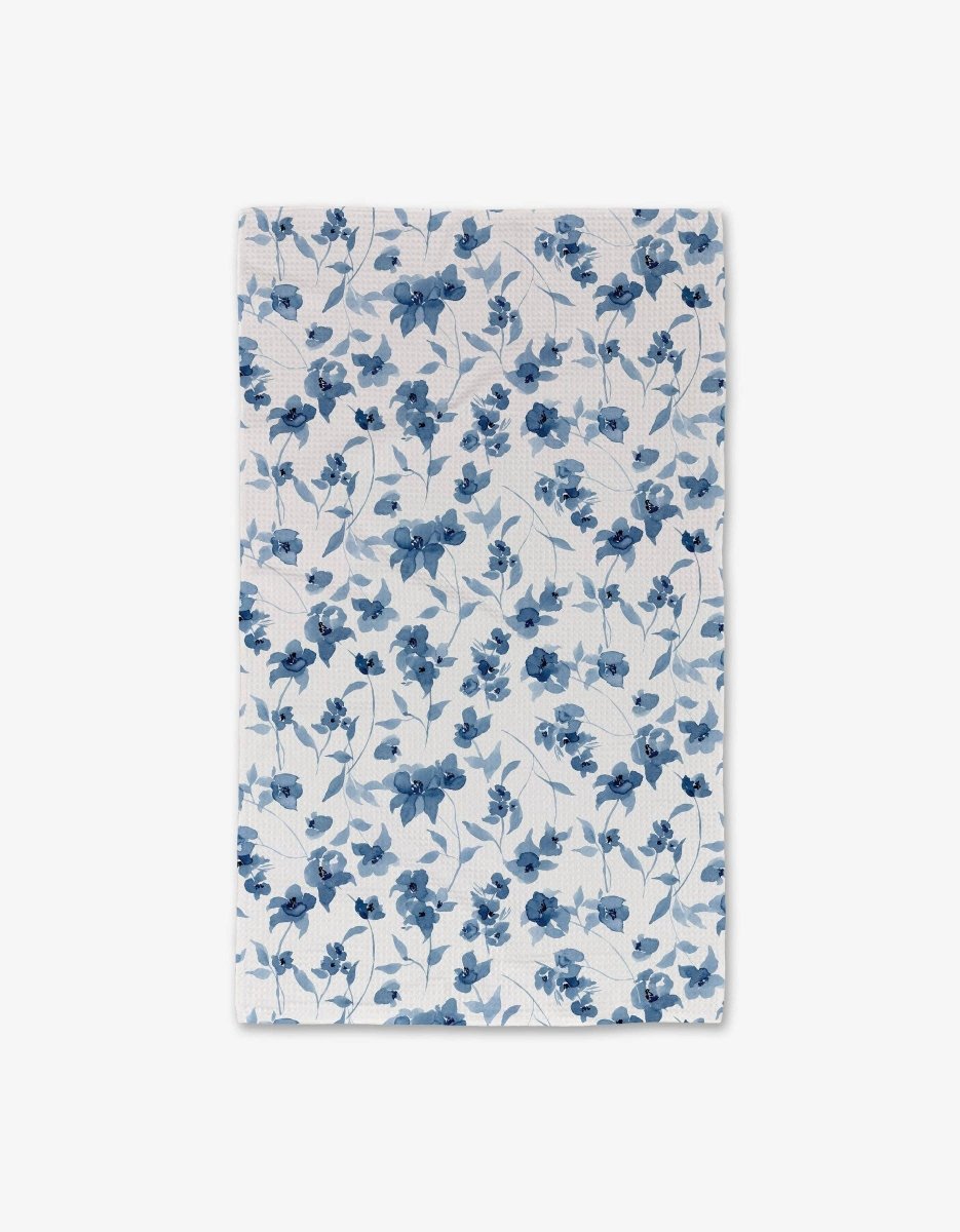 Blue Floral Luxe Hand Towel - Pages & Parcels