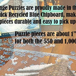 Jigsaw puzzle box for Blue Ridge Majesty, featuring a mountain view from Grandfather Mountain