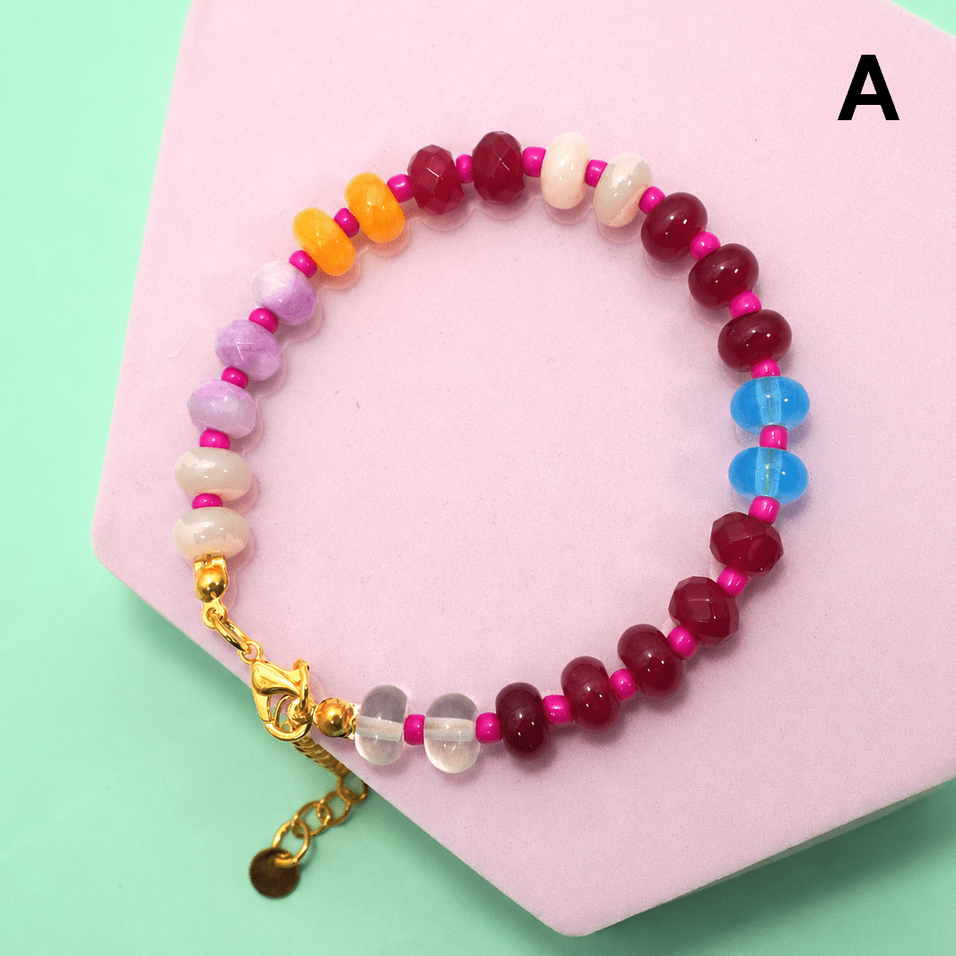 Boho Resin Beaded Bracelet - Pages & Parcels