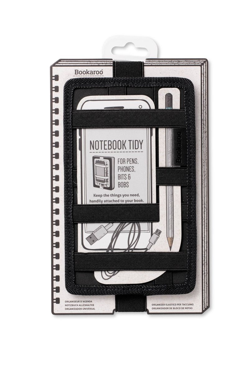 Bookaroo Notebook Tidy: Black - Pages & Parcels