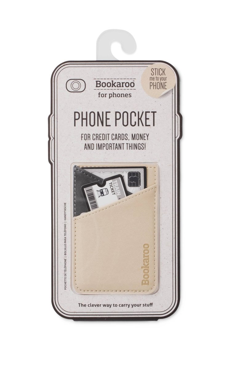 Bookaroo Phone Pocket: Gold - Pages & Parcels
