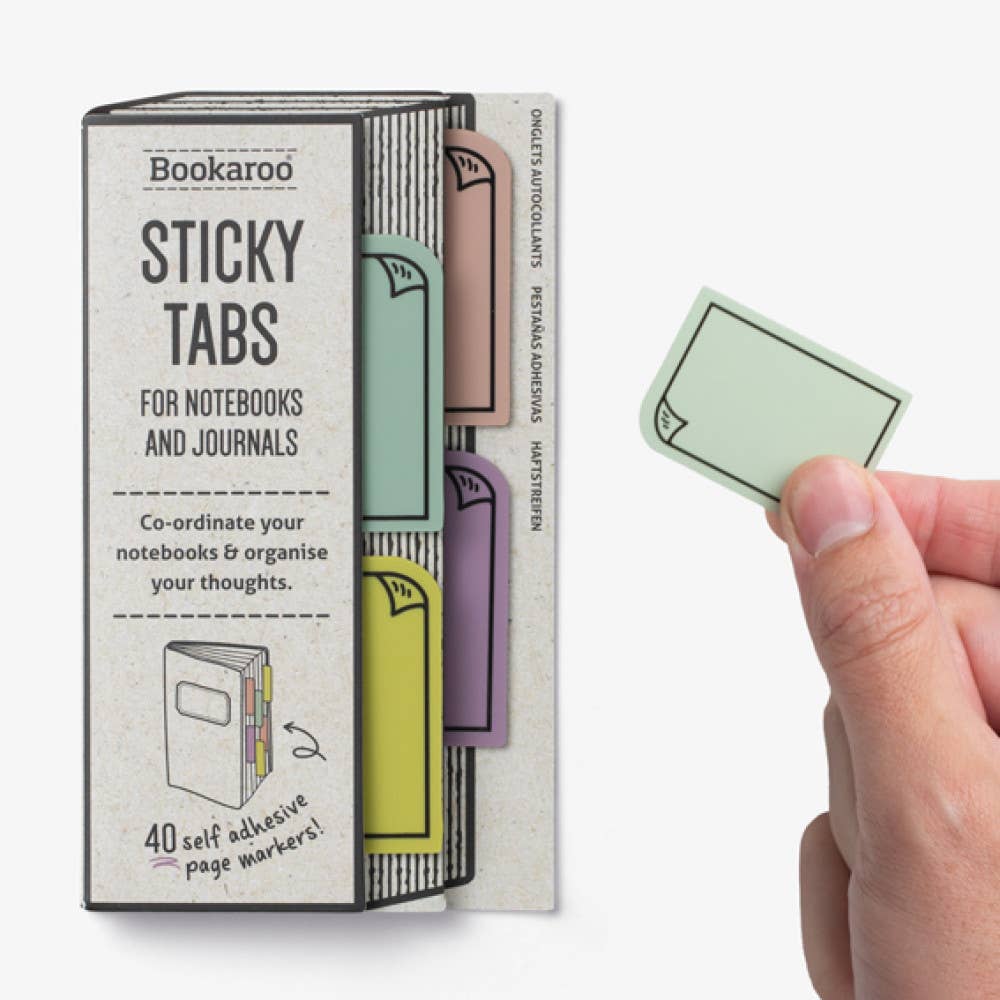 Bookaroo Sticky Tabs: Pinks - Pages & Parcels