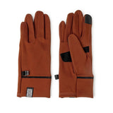 A pair of gray Britt's Knits ThermalTech 2.0 gloves with ribbed cuffs