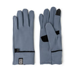 A pair of gray Britt's Knits ThermalTech 2.0 gloves with ribbed cuffs