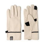 A pair of gray Britt's Knits ThermalTech 2.0 gloves with ribbed cuffs