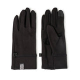 A pair of gray Britt's Knits ThermalTech 2.0 gloves with ribbed cuffs