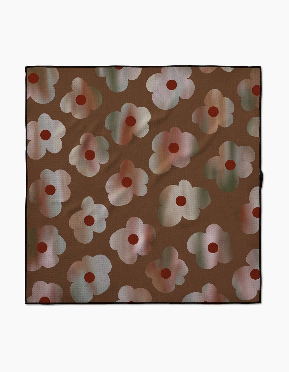 Brushed Bouquet Brown Dog Towel | Geometry - Pages & Parcels