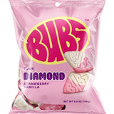 Bubs Sour Diamond Strawberry Vanilla 5.5oz Bag, 8ct - Pages & Parcels