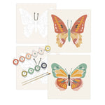 Butterflies Paint by Number Kit + Easel for Kids | Breathe People - Pages & Parcels