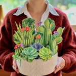 Cactus Garden (8 Pop - up Greeting Cards) - Pages & Parcels